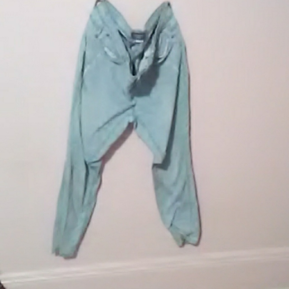 Blue jean joggers